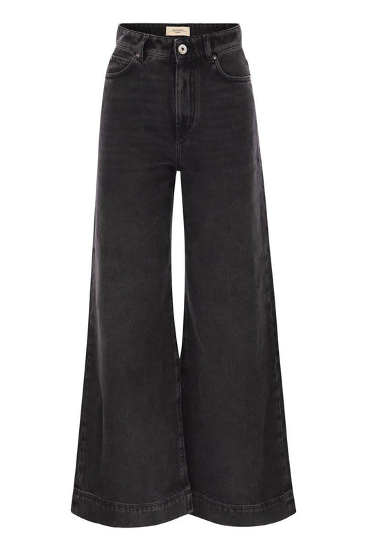 Weekend Max Mara Cactus1234 - Wide Leg Jeans In Cotton Denim