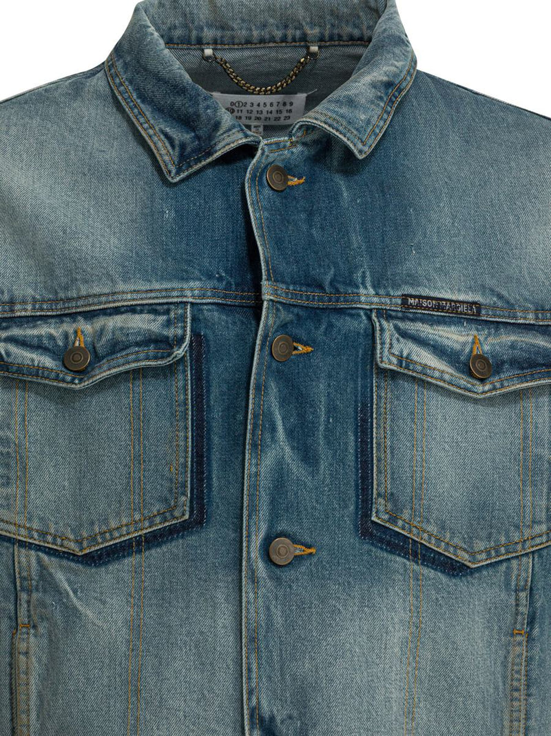 Maison Margiela Worn Denim Efect Jacket