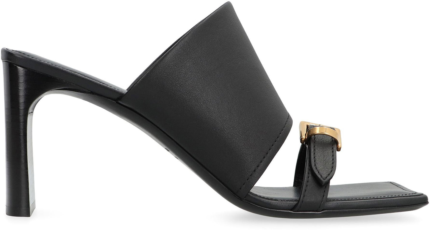 Balenciaga Bel Air Leather Sandals