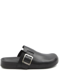 Loewe Leather Ease Buckle Mule Shoes