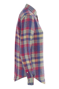 Polo Ralph Lauren Calssic-Fit Linen Plaid Shirt