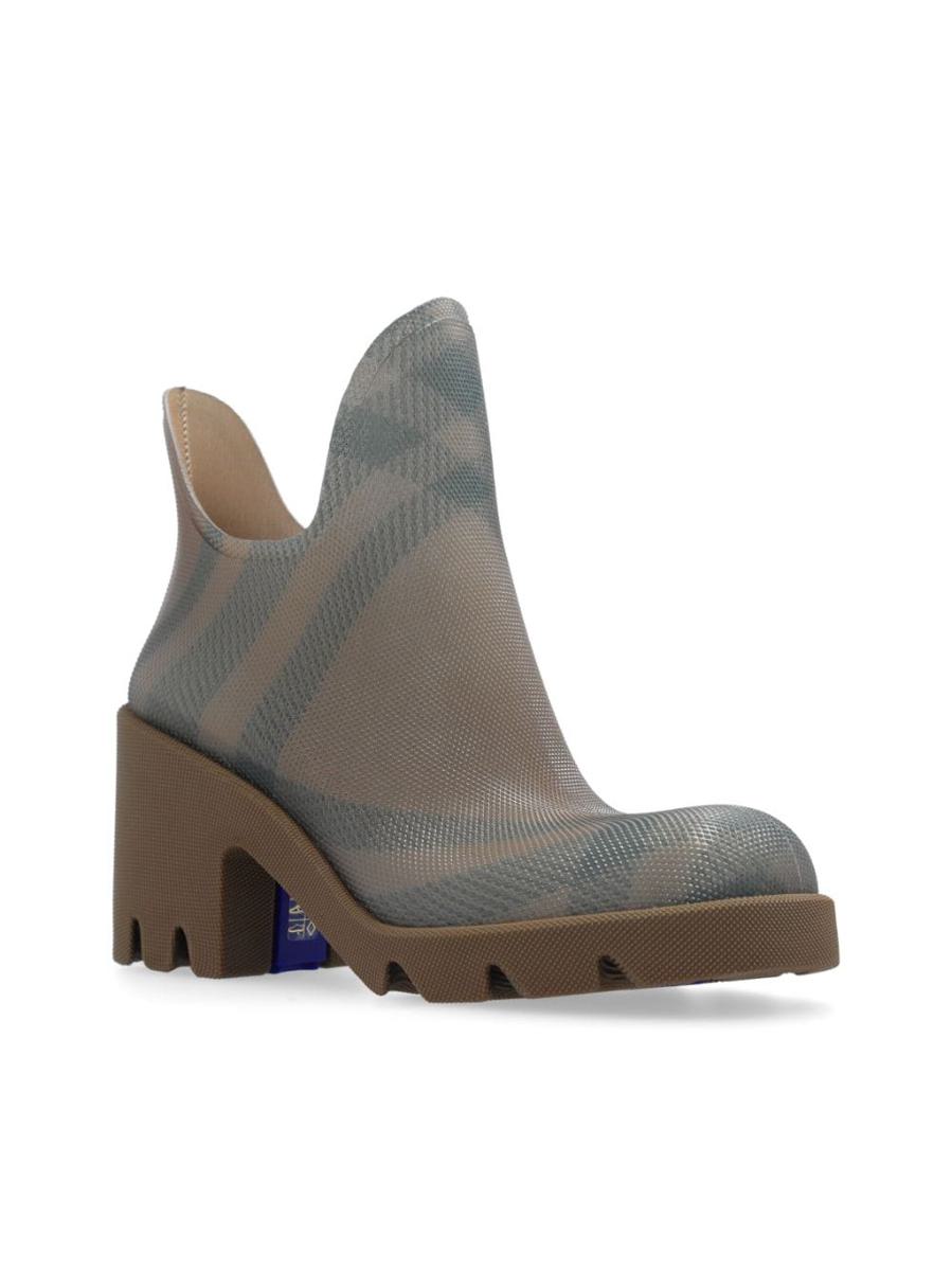 Burberry Marsh Checked Rubber Boots