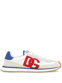 Dolce & Gabbana Suede And Mesh Dg Cushion Sneakers Shoes
