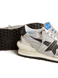Golden Goose Leather Sneakers In Silver