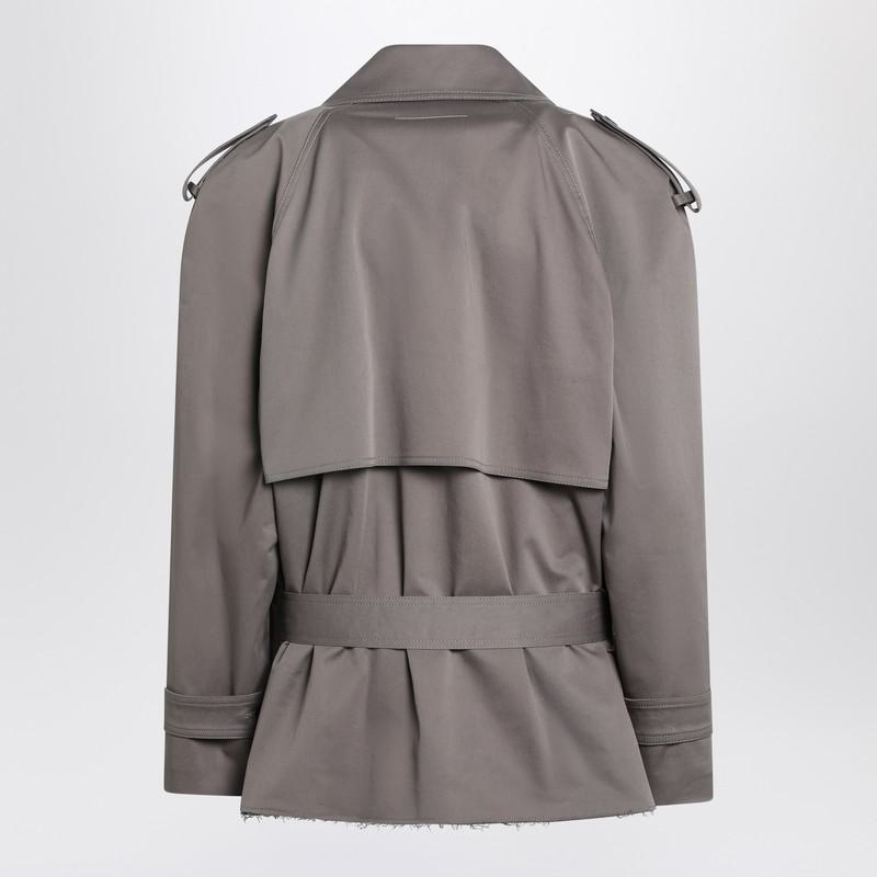 MM6 Maison Margiela Short Double-Breasted Trench Coat