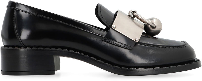 Prada Brushed Leather Loafers