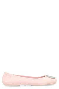 Tory Burch Minnie Travel Leather Ballet Flats