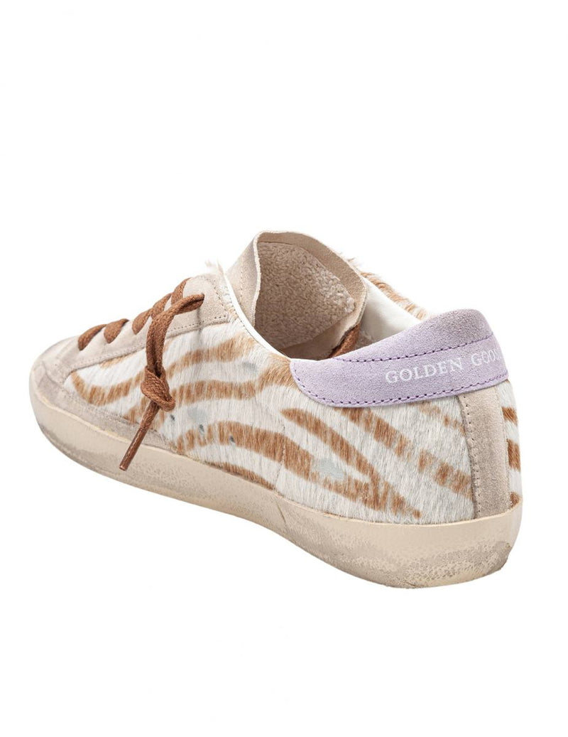 Golden Goose Suede And Ponyskin Sneakers