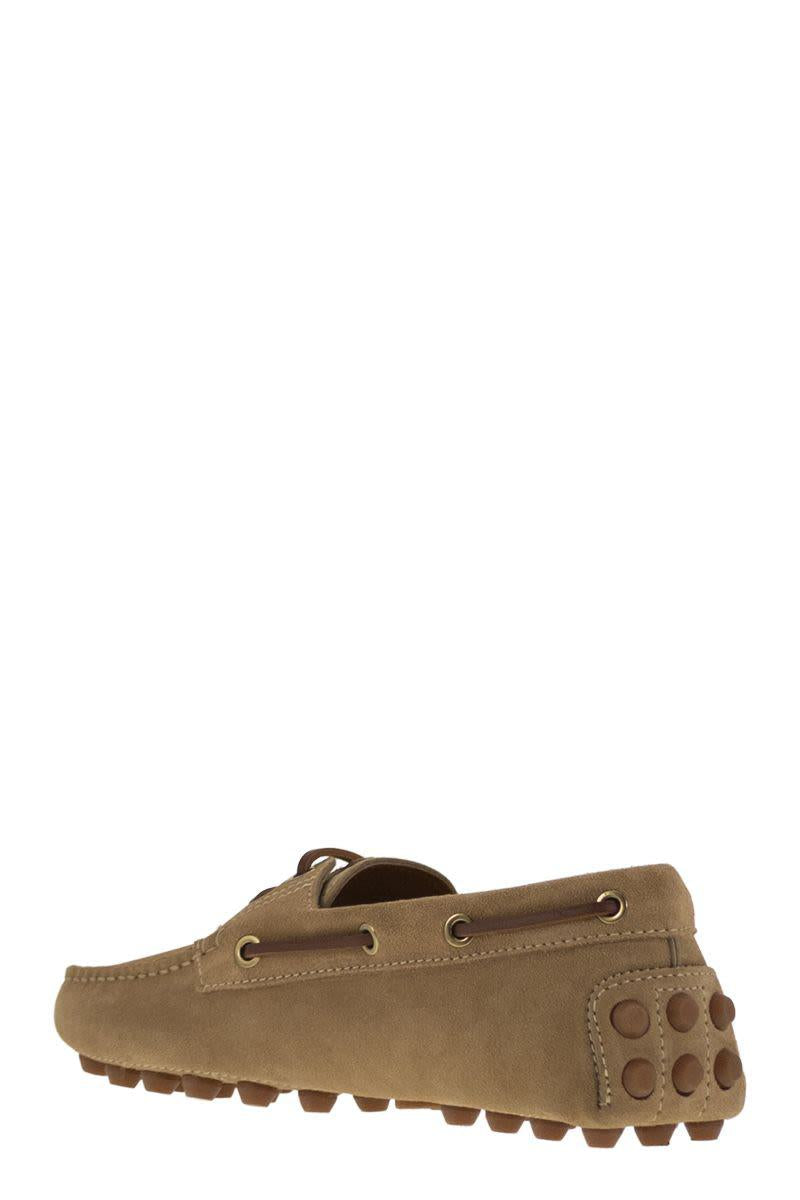 Tod'S Rubber Bubble Suede Boat