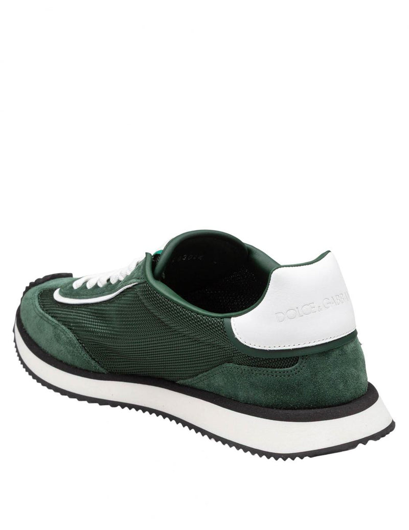 Dolce & Gabbana Canvas And Suede Sneakers