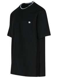 Dolce & Gabbana Black Cotton T-Shirt