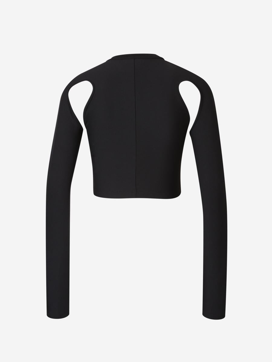 Off-White Cropped Logo Top