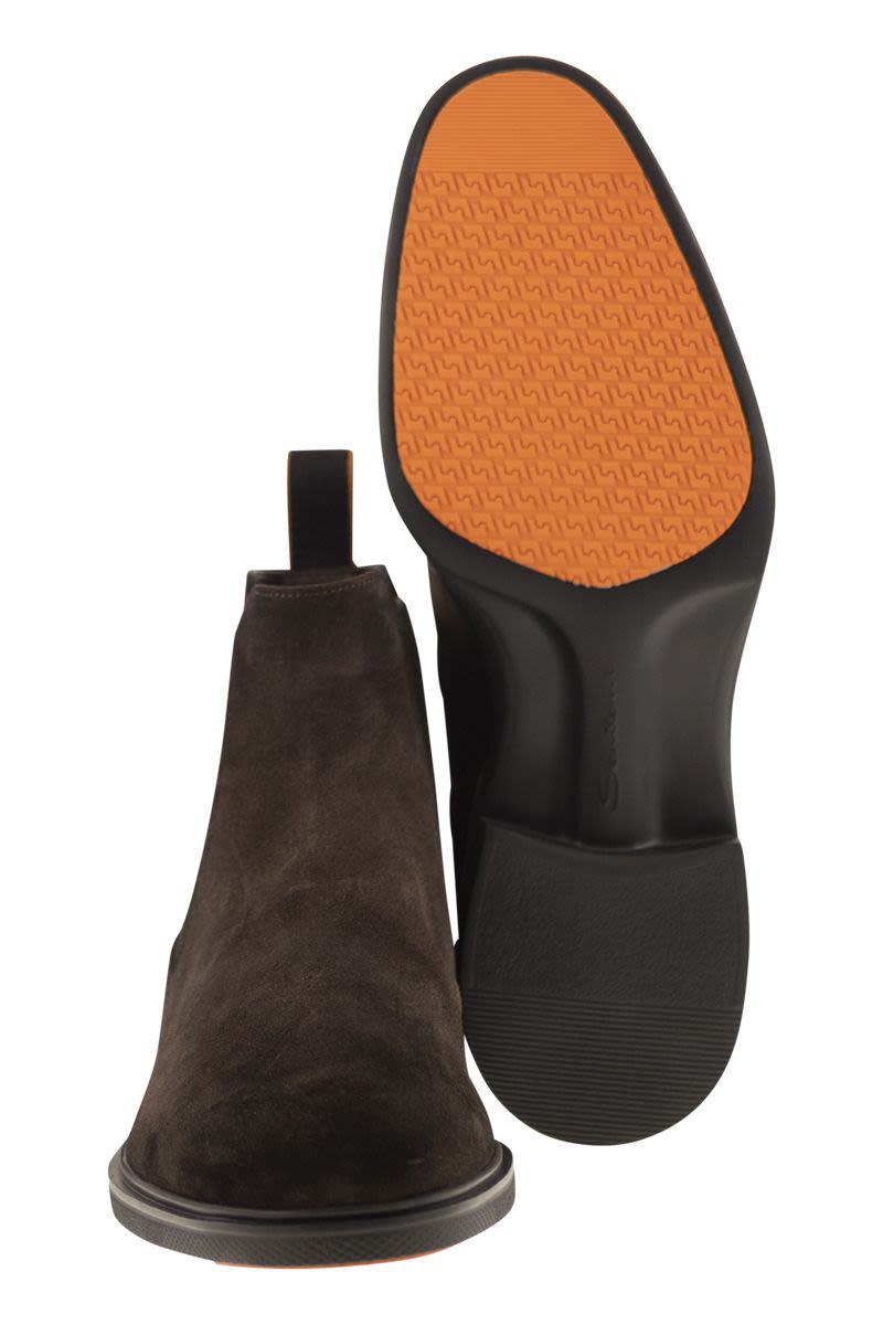 Santoni Easy Suede Ankle Boot