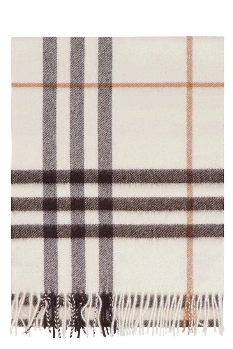 Burberry Checked Cashmere Scarf