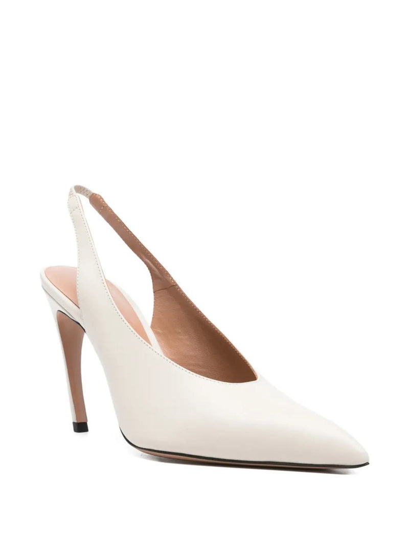 The Attico Viper 100Mm Slingback Pumps