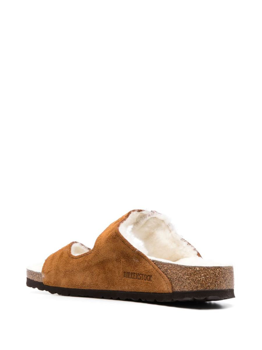 Birkenstock Arizona Shearling Suede Sandals