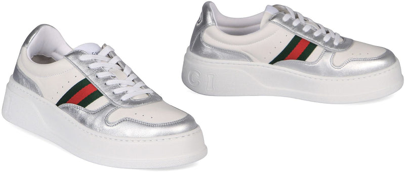 Gucci Low-Top Leather Sneakers