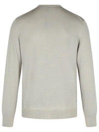 Gran Sasso Grey Cashmere Wool Sweater