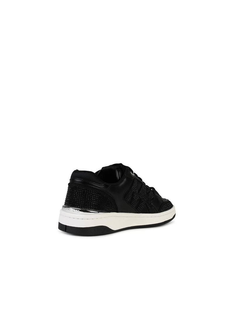Michael Kors 'Rebel' Black Leather Sneakers
