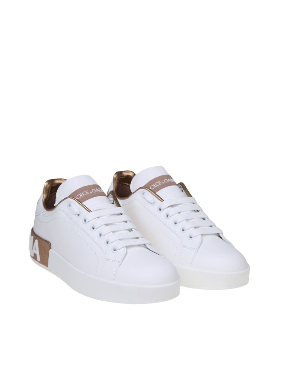 Dolce & Gabbana Portofino Line Sneakers In Nappa Leather