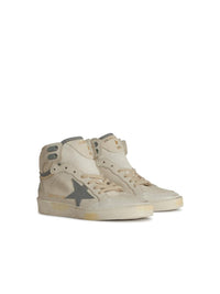 Golden Goose 'Sky Star' White Leather Sneakers