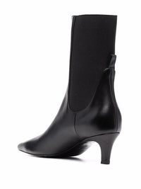 TOTEME Leather Mid Heel Boots