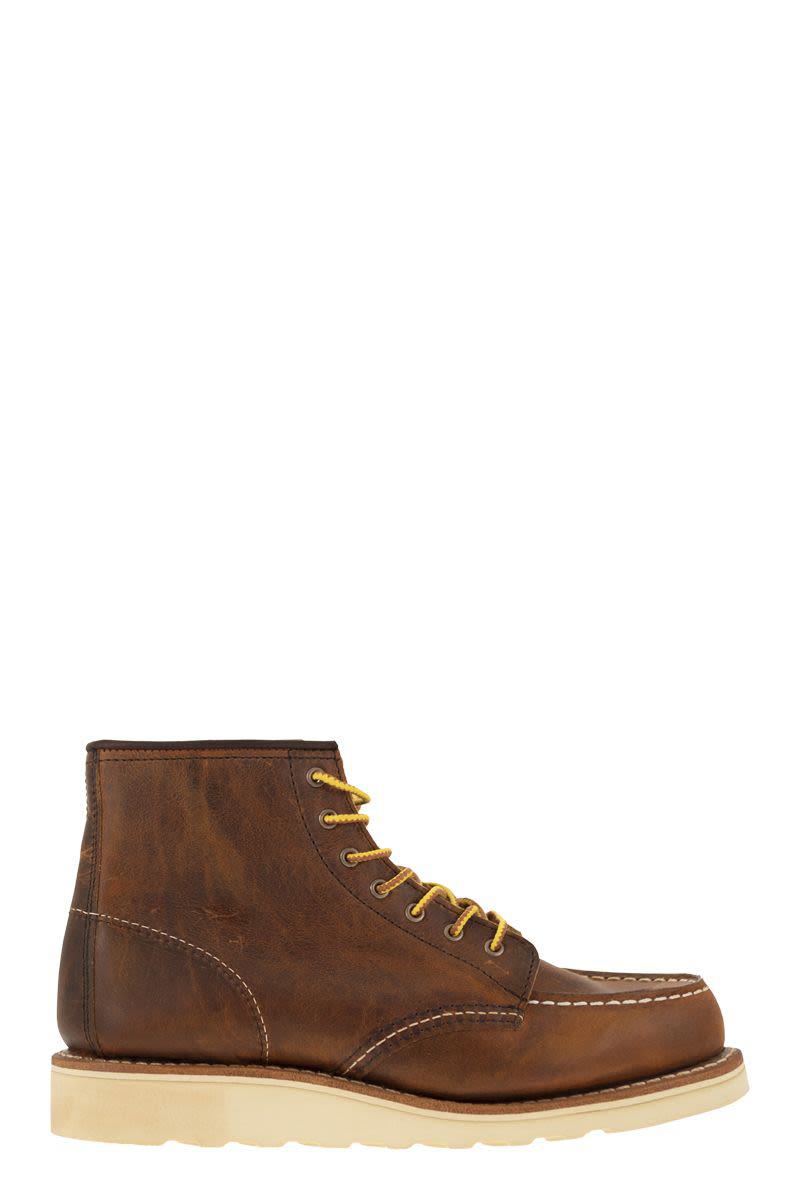 Red Wing Shoes Classic Moc - Leather Lace-Up Boot