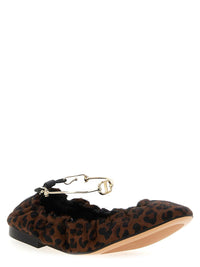 Twinset Animal Print Ballet Flats