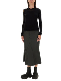 Rick Owens Denim Skirt