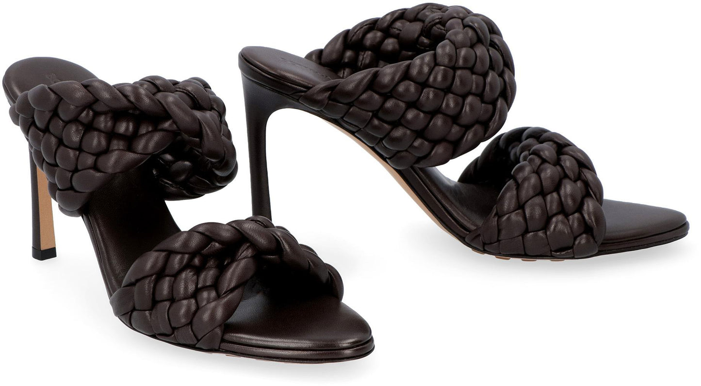Bottega Veneta The Curve Leather Mules