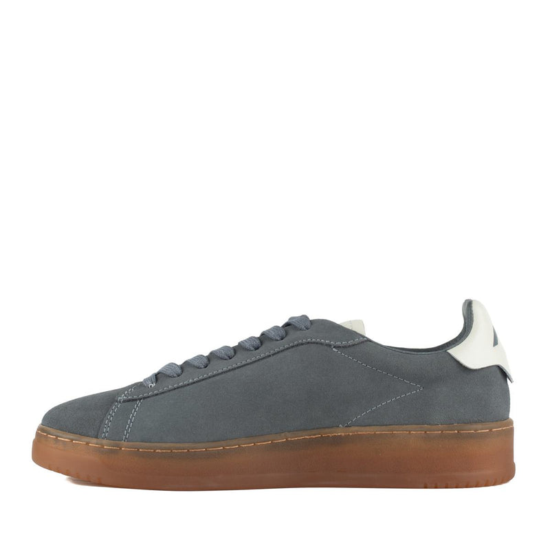 Autry Dallas Low Suede Sneakers In Ash And Marshmallow Color
