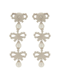 Self-Portrait Micro Bow Earrings