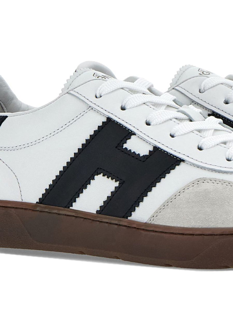 Hogan Cool Suede And Smooth Leather Sneakers Shoes