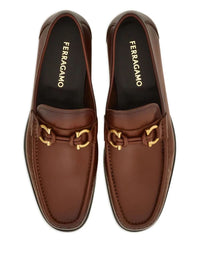 Salvatore Ferragamo Alain Leather Loafers With Hues Shoes