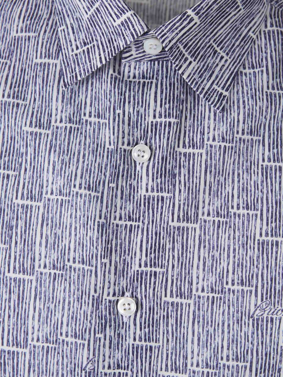 Brioni Printed Cotton Shirt