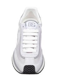 Dolce & Gabbana Canvas And Suede Sneakers