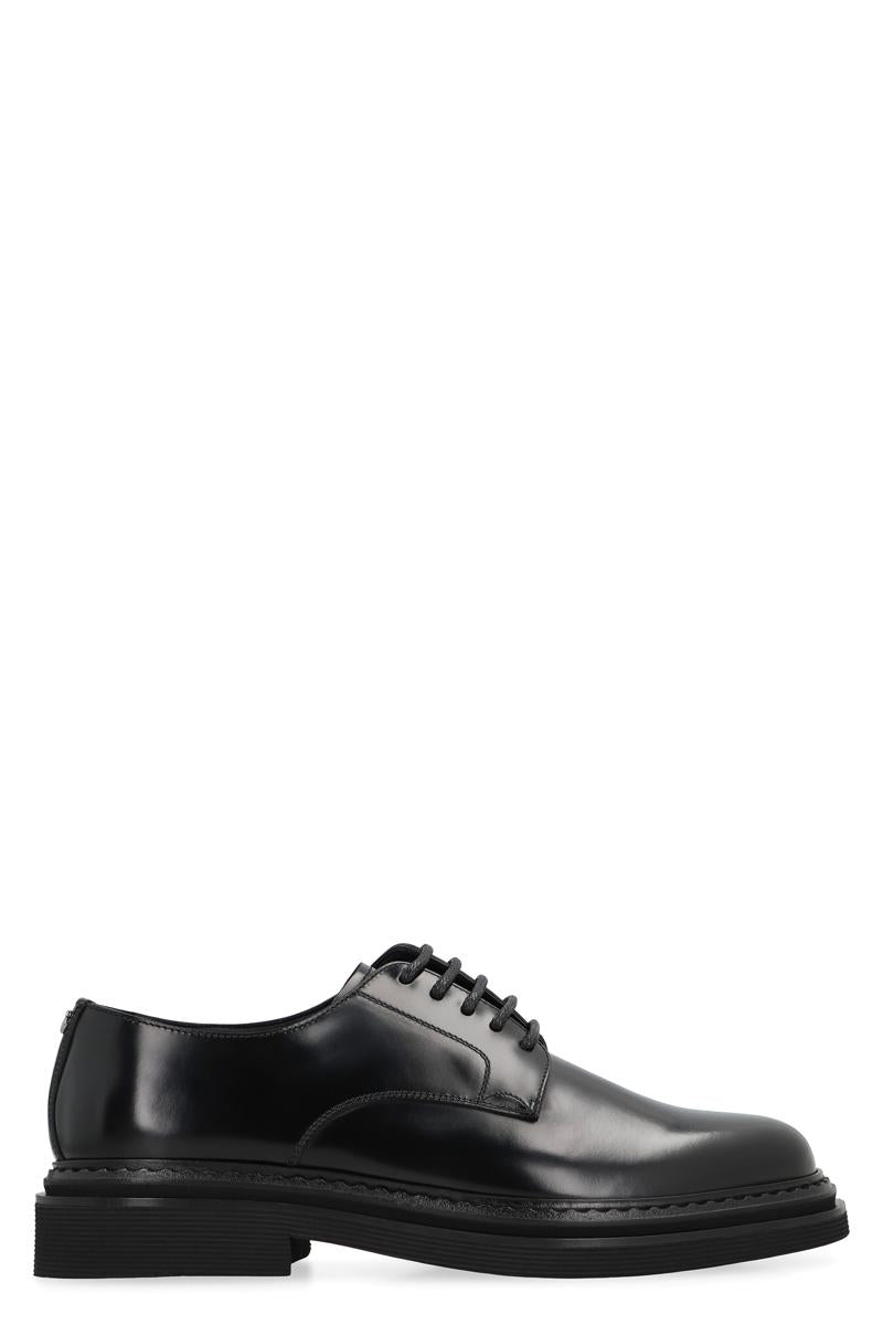 Dolce & Gabbana Leather Lace-Up Derby Shoes