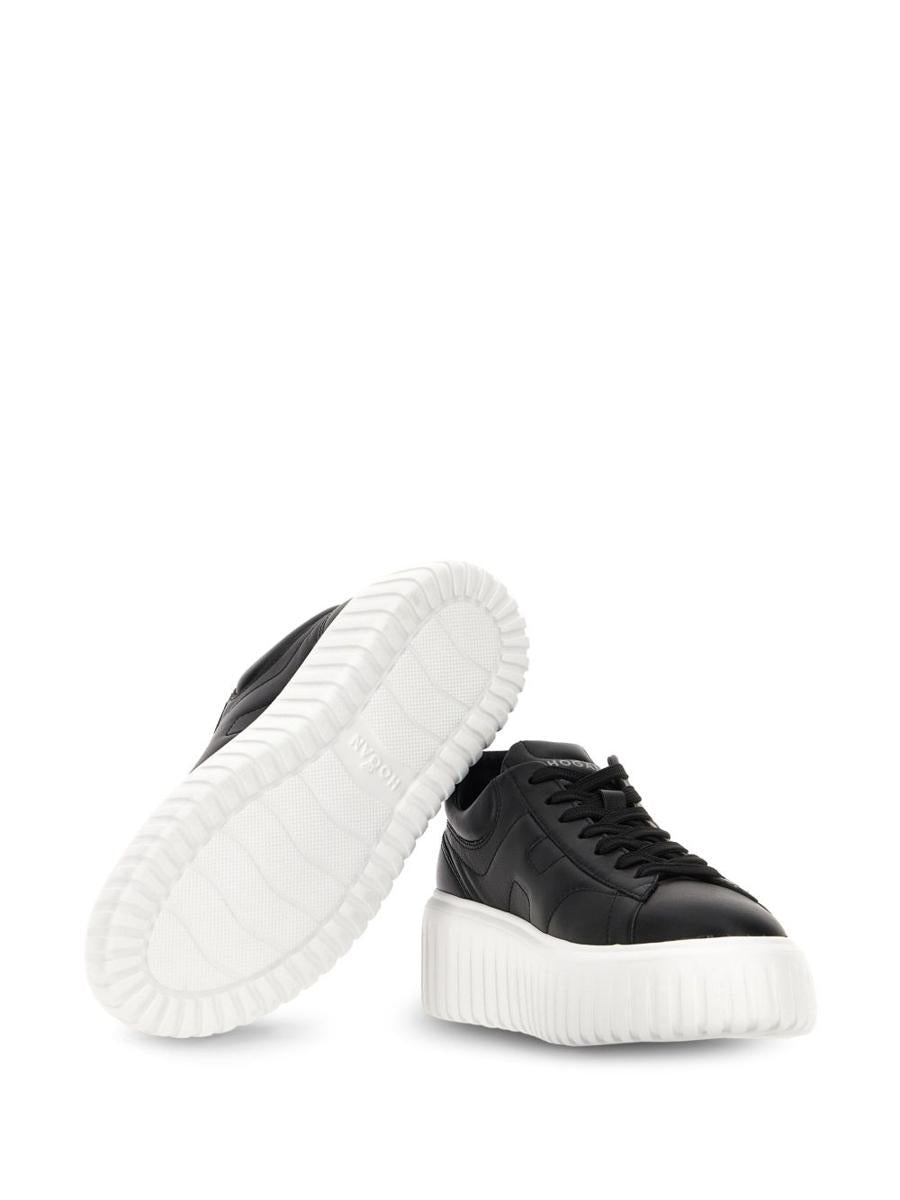 Hogan H-Stripes Leather Sneakers