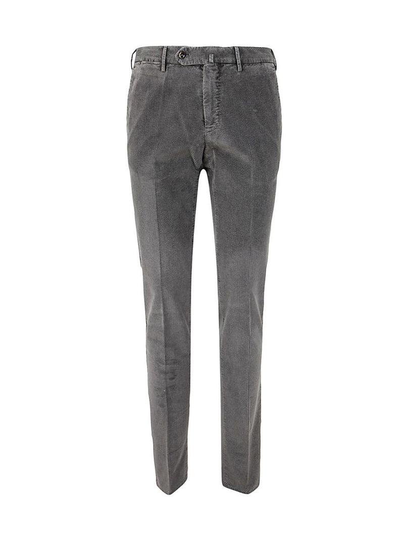 Pt Torino Flat Front Trousers With Diagonal Pockets Clothing
