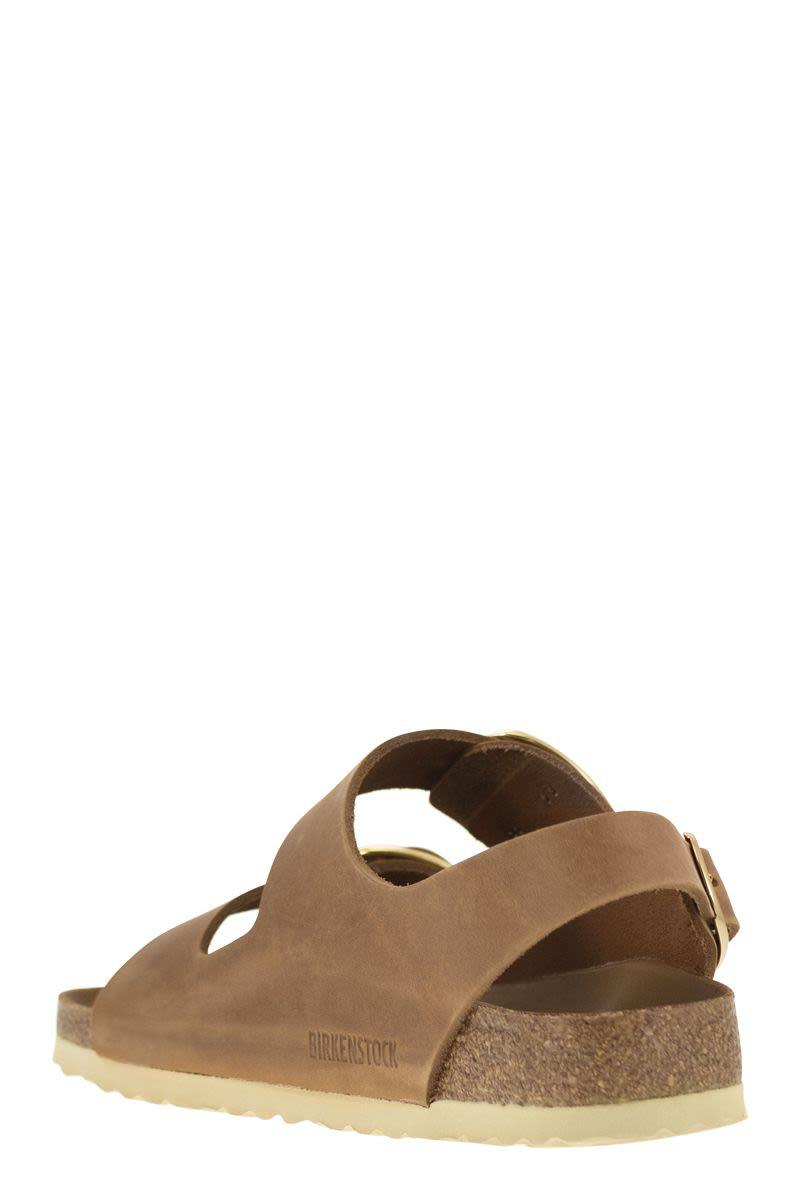 Birkenstock Milano Big Buckle - Oiled Leather Sandal