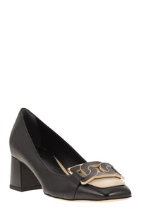 Tod'S Leather Pumps With Chain
