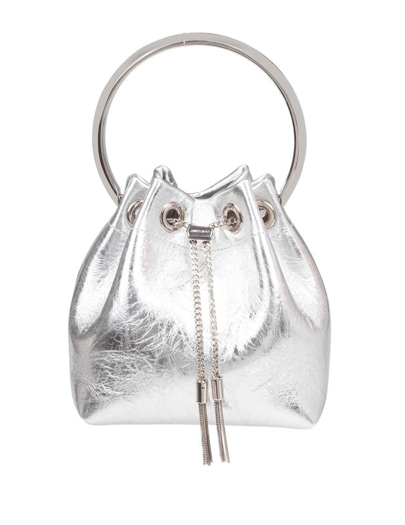 Jimmy Choo Metallic Leather Handbag