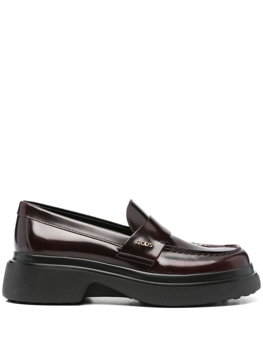 Tod'S Leather Platform Loafers