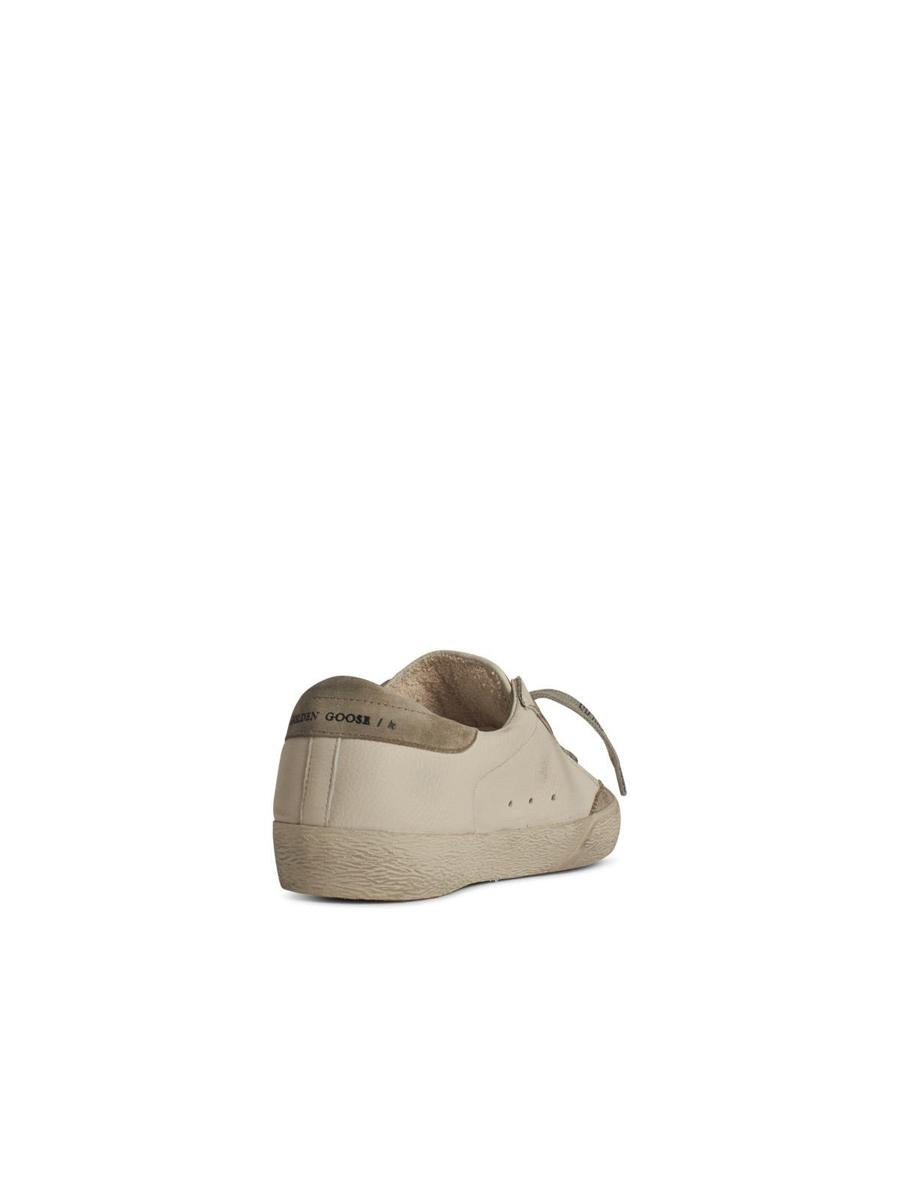 Golden Goose 'St' White Leather Sneakers