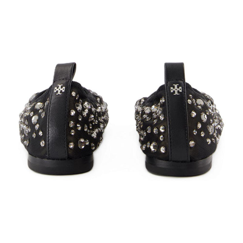 Tory Burch Crystal Ballerinas