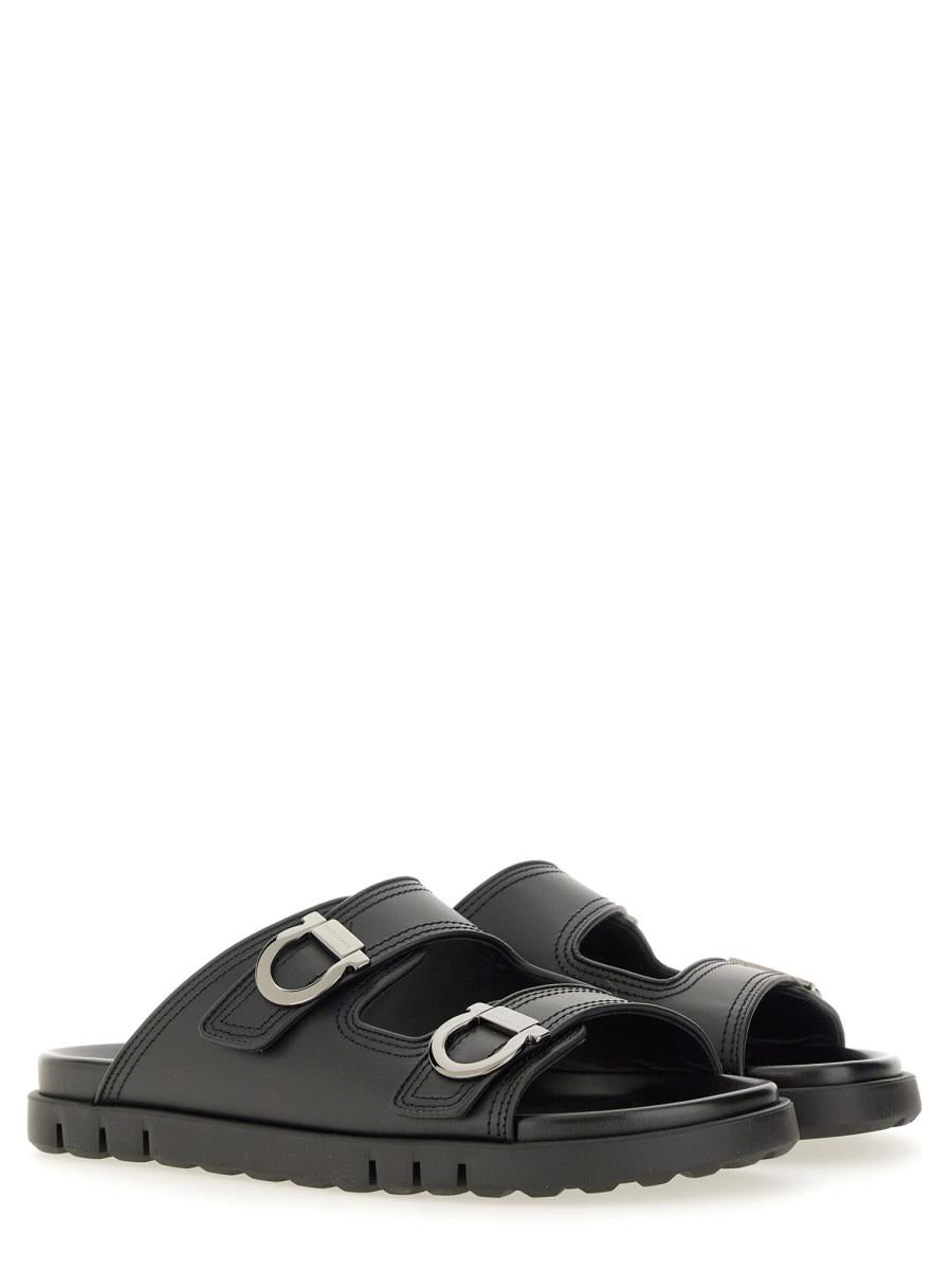 Salvatore Ferragamo Double-Strap Sandal