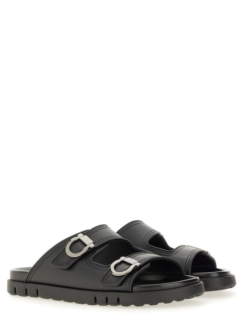 Salvatore Ferragamo Double-Strap Sandal