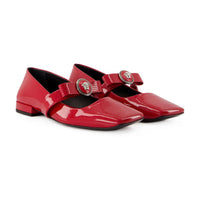 Versace Gianni Ribbon Flat Shoes