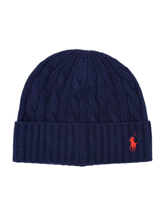 Polo Ralph Lauren Wool-Blend Cable-Knit Beanie