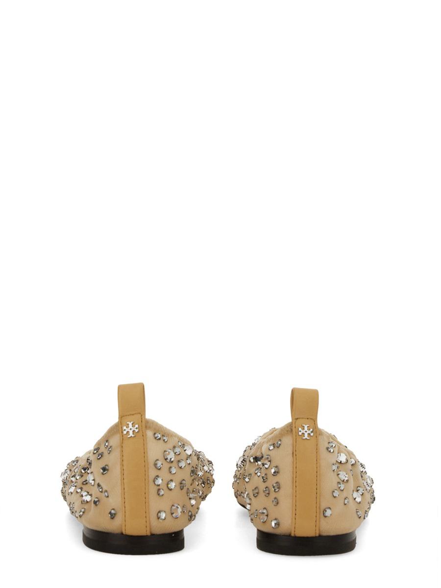 Tory Burch Crystal Ballerina